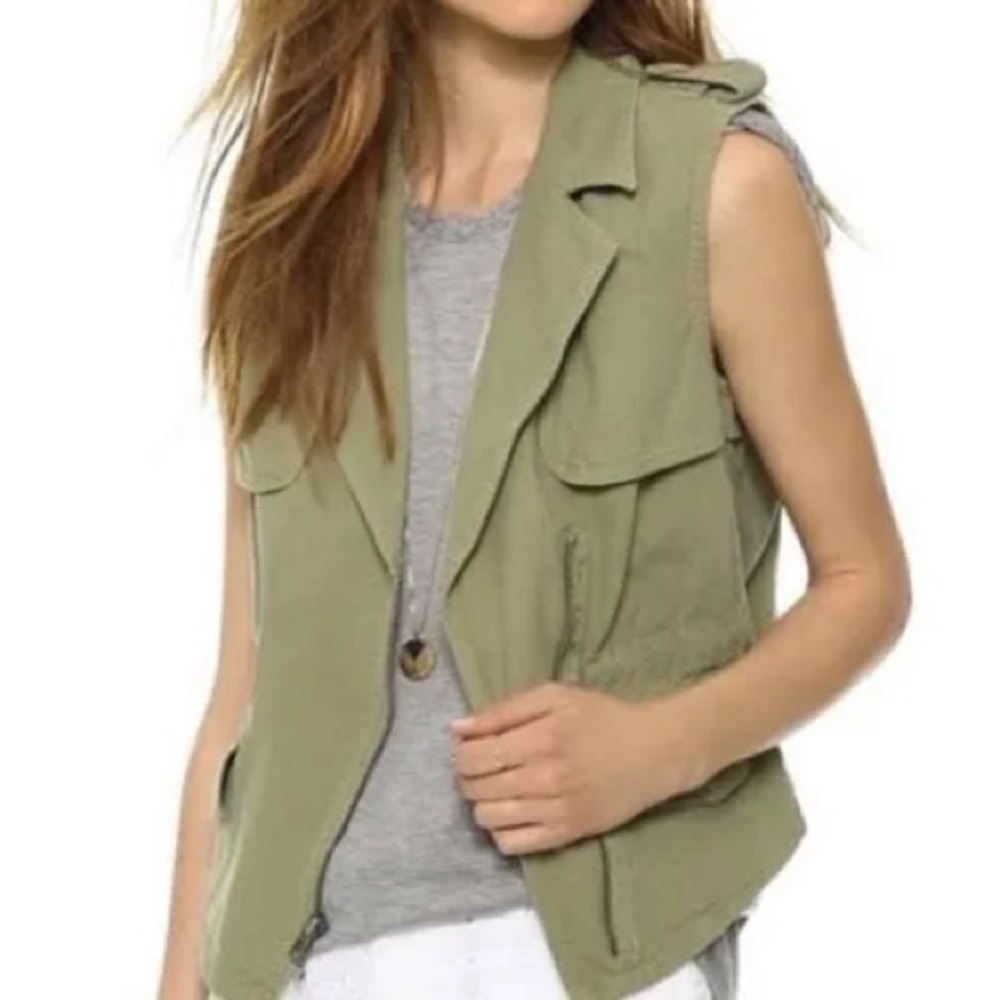 Madewell Modern Safari Utility Vest Size M